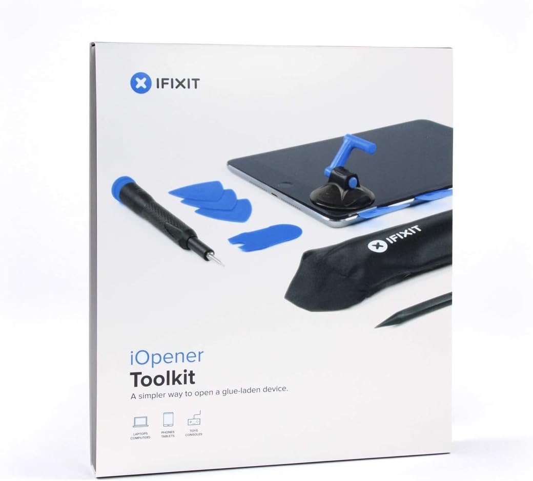 iFixitiOpener Tool Kit opening compatible with iPad screen tablet display lcd glass diy