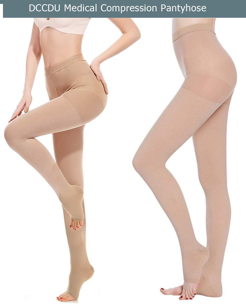 Medical Compression Pantyhose for Women Support Stockings 20-30 mmHg Treatment Swelling, Edema Varicose Veins - Image 6