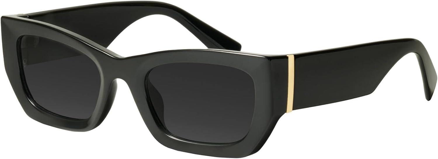 mosanana Retro Cat Eye Rectangle...