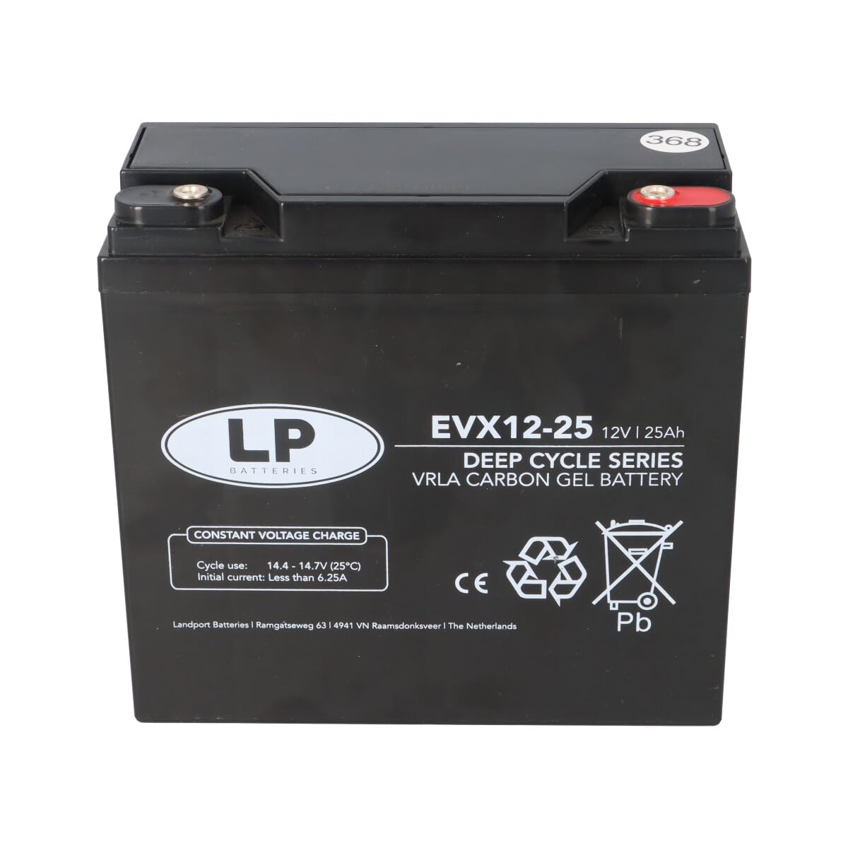 Akkusatz 5X 12V 25Ah Kompatibel zu 6 DZM 20 60V 20Ah VRLA EVX12-25 T12 M5 | Langlebig - Wartungsfrei - Zuverlässig - Ersatzakku - Akku - Batterie