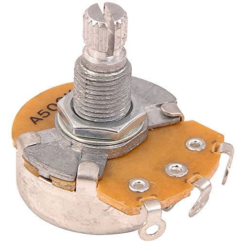 Guitar Tech GT934 Potentiomètre pour Tone 500 K Ohm - Les Beatles, Paul McCartney, John Lennon, RIngo Starr, George Harrison Guitar Tech GT934 Potentiomètre pour Tone 500 K Ohm