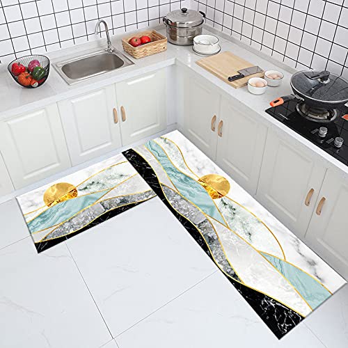 Nordic Kitchen Carpet Mat Long Strip Oil-Proof Floor Area Rug Home Bathroom Door Kitchen Non-Slip Tapis A2 50x160cm