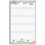 PLANIFICADOR MENSUAL, PERFECTO PARA EL HOGAR O LA OFICINA - Amplio calendario pared de 70 x 43 cm. Impreso en papel de 250 gsm de alta calidad. Ideal para tu casa, cocina u oficina