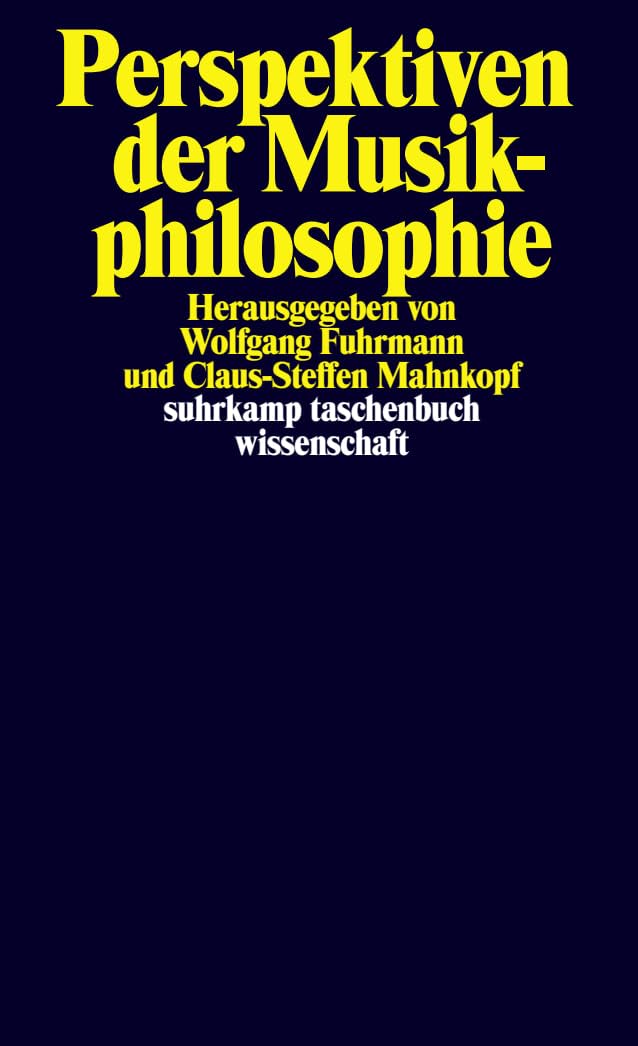 Perspektiven der Musikphilosophie édition reliée pour bibliothèque exigeante