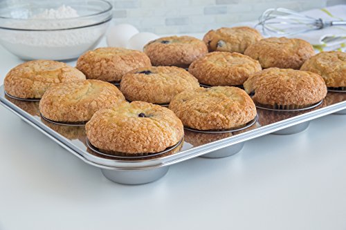 Fox Run Muffin Pan, Tin-Plated Steel, 12-Cup #TOP2