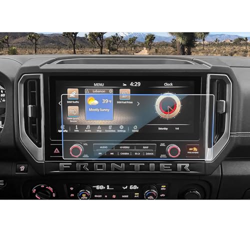 Protection écran tactile Nissan Frontier 2025 2026 en verre premium