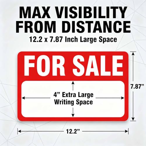 3Pcs Magnetic for Sale Signs for Vehicles, for Sale Car Sign Magnet Sticker by Z-oneMart - Used condition - Image 2