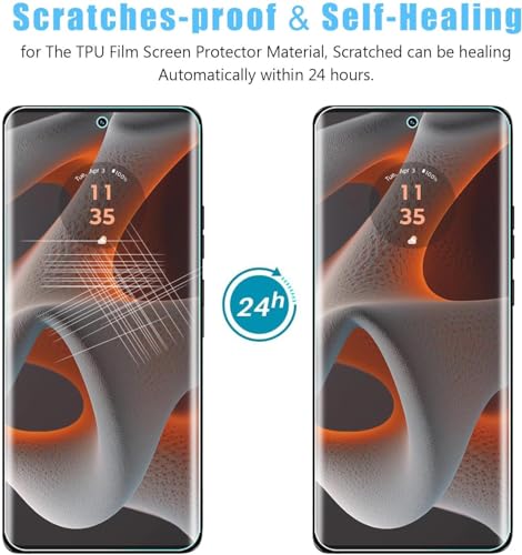 Image of SHILD - (2 Pack Screen Protector Guard for Moto Edge 50 Fusion Perfect - Fits Design (6.8-inch Screen Size) | Transparent Screen Guard For Moto Edge 50 Fusion - Fingerprint Support /S PEN Compatible /HD