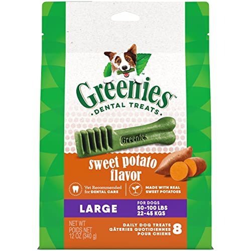 Greenies-Large-Natural-Dog-Dental-Treats-Sweet-Potato-Flavor-12-oz-Pack-8-Treats Greenies Large Natural Dog Dental Treats Sweet Potato Flavor 12 oz Pack 8 Treats