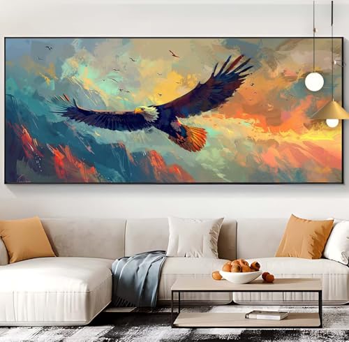 Diamond painting aigle J4, le cadeau femme idéal pour s'initier aux loisirs