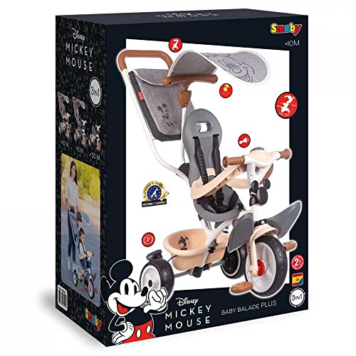 SMOBY Mickey Tricycle Baby Balade Plus - vue 4