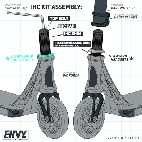 Blunt Ihckit Scooter Fork Conversion Kit One Size elimina holguras en tu patinete 3