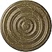 Ekena Millwork CM29CAMMC Carton Smooth Ceiling Medallion, 29 1/8"OD x 1 1/2"P (Fits Canopies up to 9 1/8"), Hand-Painted Mississippi Mud Crackle