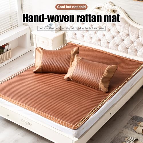 Tapis rafraîchissant pour lit en soie glacée sans bavure - 3