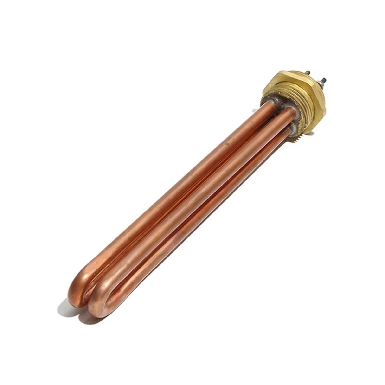 1-calowy / DN25 Podwójny zanurzeniowy podgrzewacz wody U Część 220 V Rura miedziana i gwint Elektryczny element grzejny(12KW 350mm Copper)
