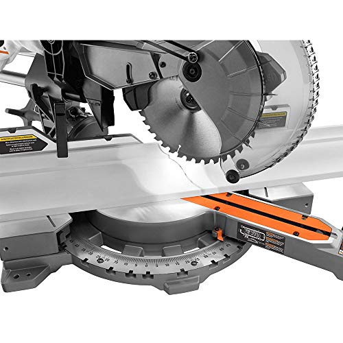 Ridgid R4210 15 Amp 10 Inch Corded Dual Bevel Sliding Miter Saw With 70° Miter Capacity thumb #2