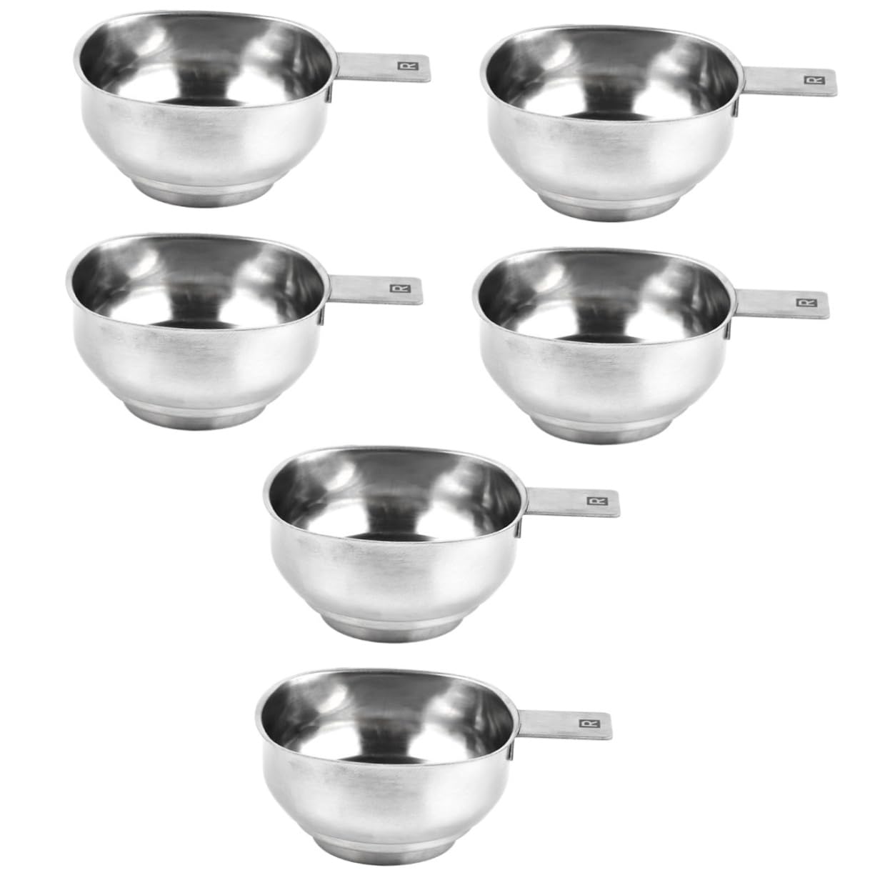 GALPADA 3 Series Embudo De Boca Ancha Embudo Boca Ancha Para Salsa De Vino o De Tarro o De Liquido De Acero Inoxidable Silver 2 Piezas X 3