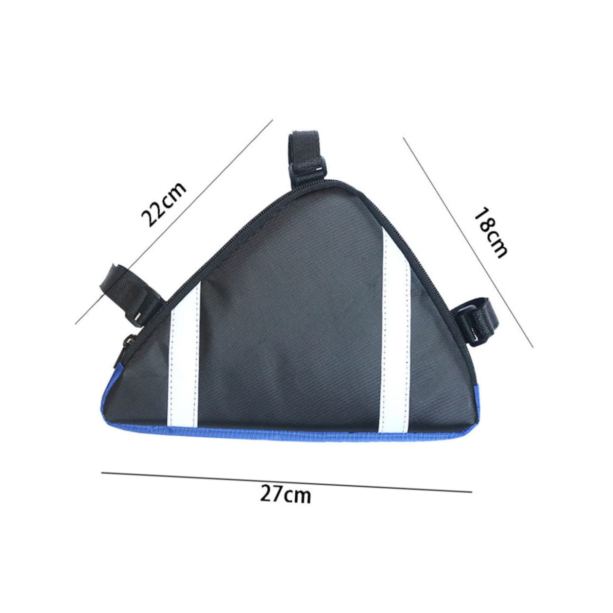 VANZACK Multi Function Bike Pouch Bike Frame Bag with Capacity for Tools Keys Gloves Easy Install Cycling Accessory