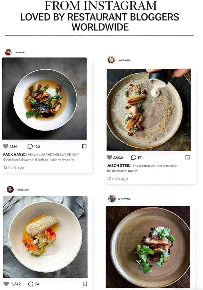 Pasta Bowls, Salad Bowls Set for Serving Soup, Pasta, Noodle, Dinner, Large Kitchen Bowl Plates, Microwave Safe (Style 03,7 inch Round) - Image 5