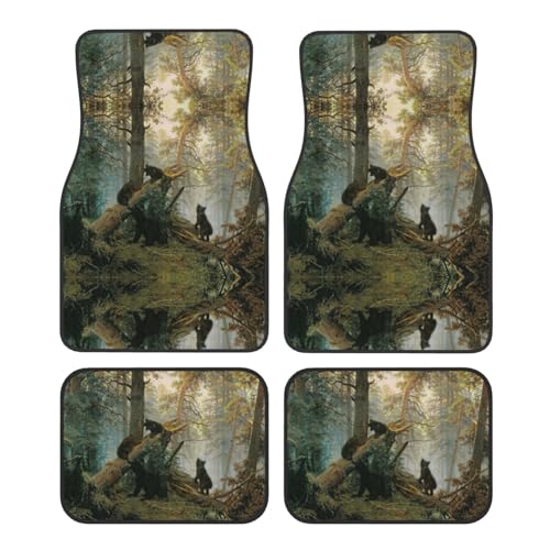 Tapis de voiture ours noirs le confort idéal pour vos trajets en famille et sorties nature