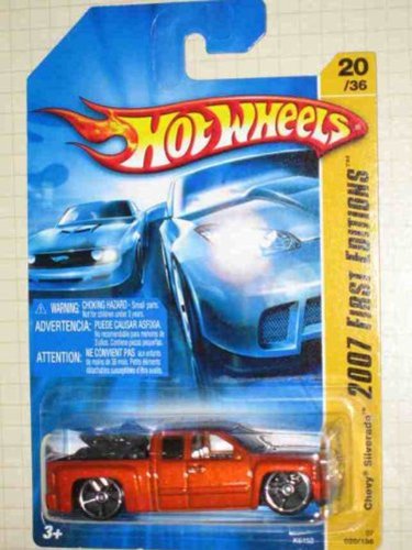 ホットウィール シェビー シルバラード 2007 FIRST EDITIONS Amazon.com: 2007 Hot Wheels First Edition Series Chevy