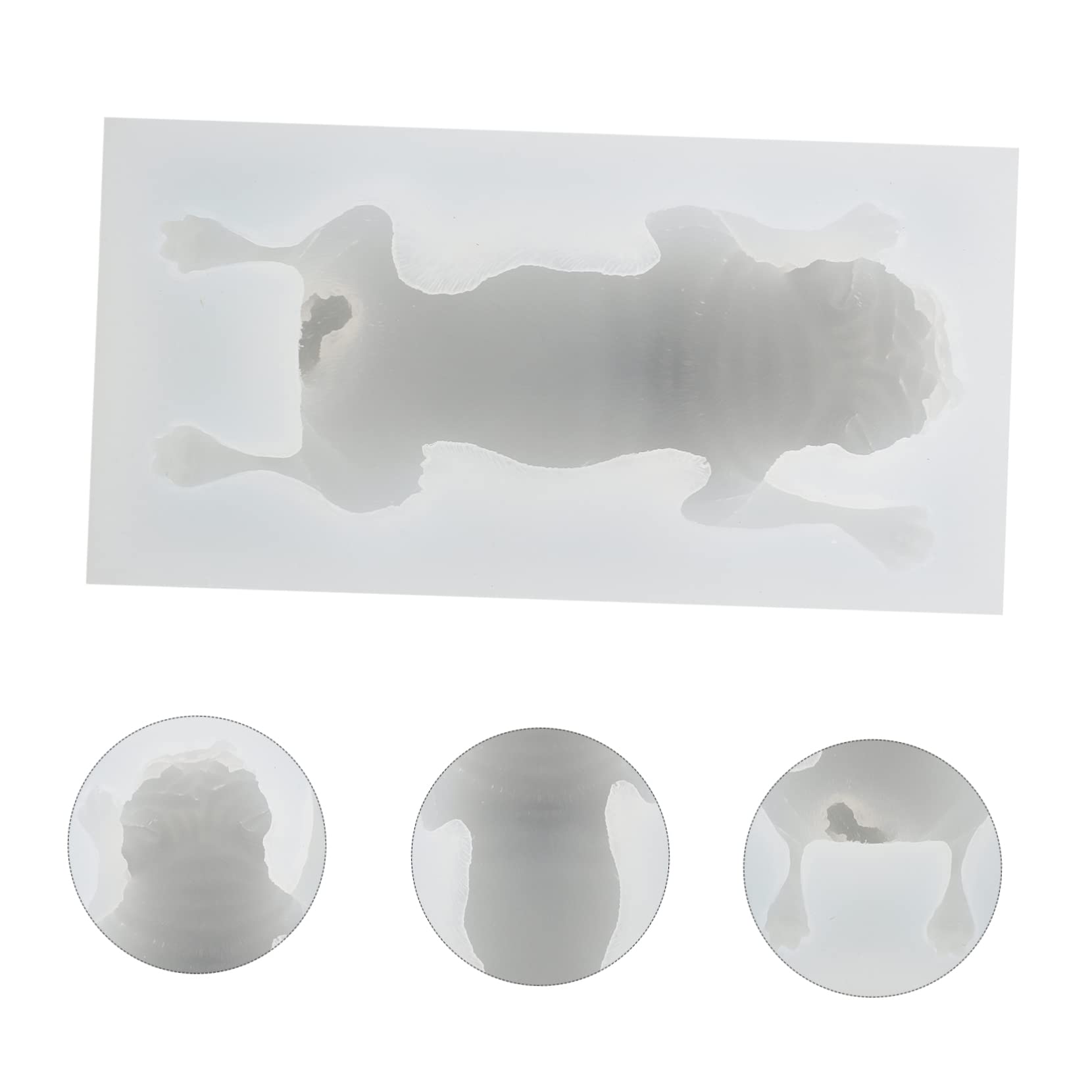 Ciieeo Molde de Silicona para Fondant Forma de Shar Pei y Pug