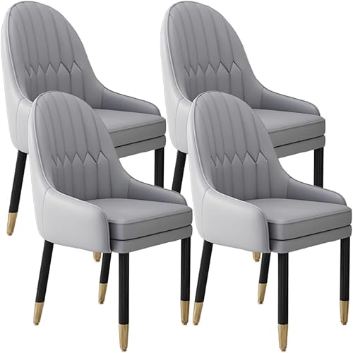 Miniatura 51 de YVYKFZD Sillas de comedor de cuero, juego de sillas de comedor, silla de cocina con patas y respaldo de madera, sillón tapizado, silla auxiliar