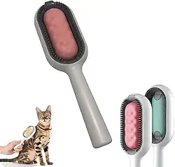 Escova para Pets 4 em 1 Removedora de Pelos, Massageadora e Autolimpante, Banho Seco ou Úmido | Ideal para Gatos e Cães, Cabo Ergonômico, Higiene e Bem-estar Animal