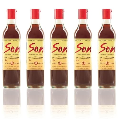 Son Fish Sauce 25° 500ml オーガニック 添加物不使用 ベトナム産 本格魚醤 ヌクマム ナンプラー アンチョビ シーソルト 海塩 調味料 アジアン食品 エスニック食材 ベトナム料理 熟成 (5)
