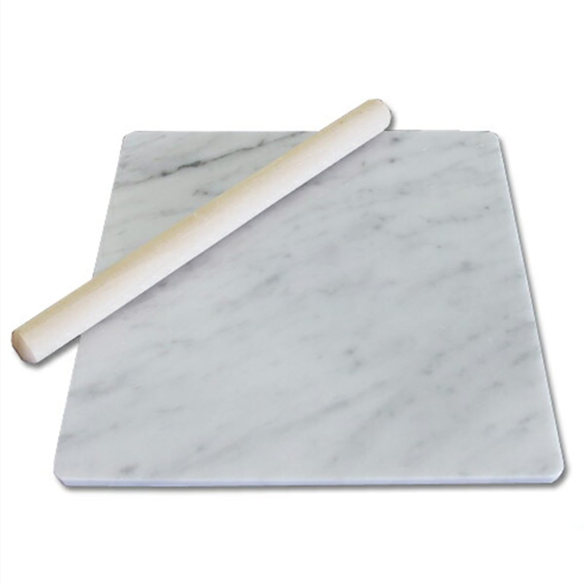 大理石製　製菓　料理　ビザ台 白と灰色の模様 Amazon | 大理石 のし台 こね台 40cm 40×40 作業台 パン ピザ パスタ