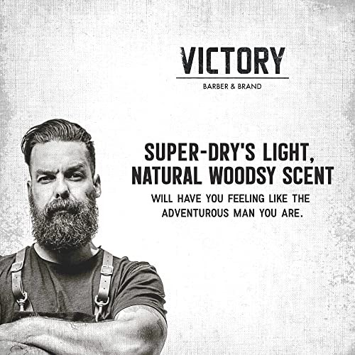 Super-Dry Men’s Hair Paste By Victory Barber & Brand | Men’s Hair Products Made In The Usa | Matte Hair Product Men Like Better Than Matte Hair Gels | Oil-Free Texture Paste For The Effortlessly Cool #TOP6