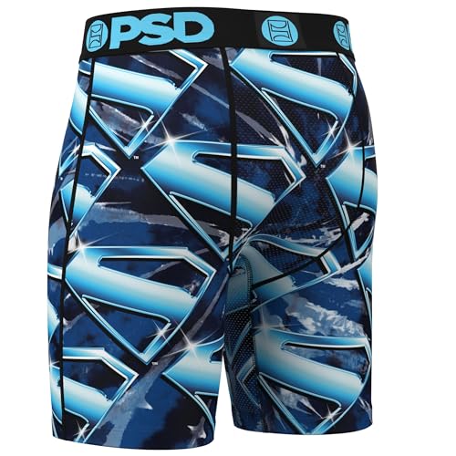 PSD Men's Superman Genesis Boxer Brief, Multi, XL3