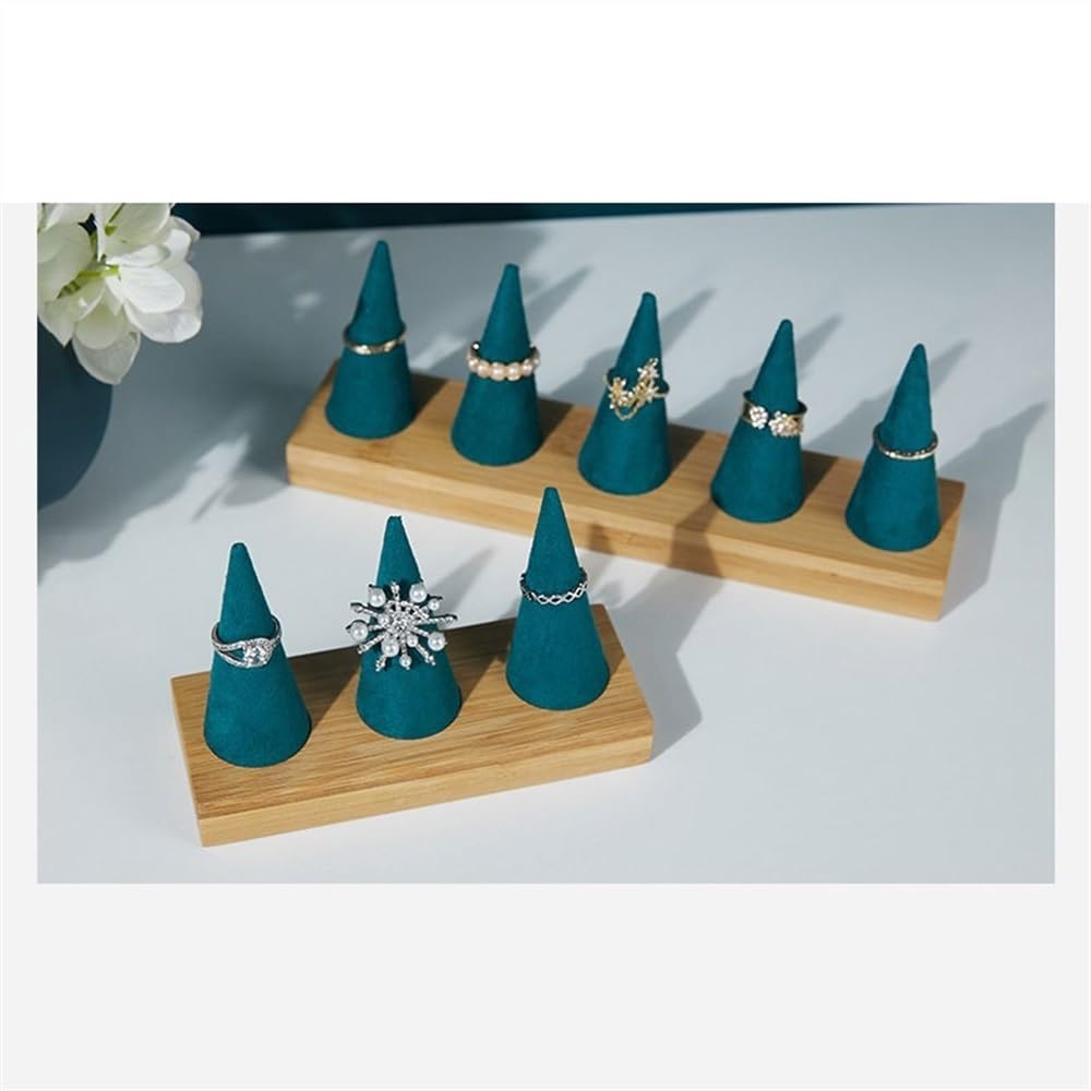Schmuckständer Schmuckhalter Personalisierte Samt Schmuck Display Rack Licht Luxus Store Mall Schießen Schmuck Display Requisiten Lagerung Ornamente Schmuckaufbewahrung(Groß)