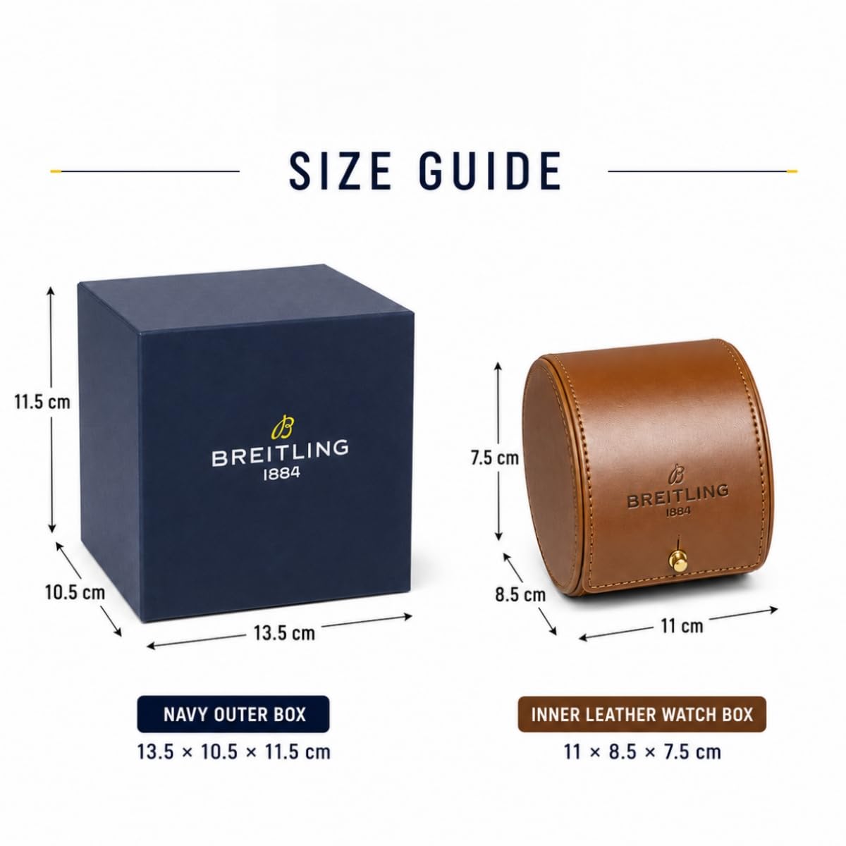 Caja de Relojes de Madera Maciza Soporte de Reloj con Cojín con Cojín Interior Tapa Abatible Cierre Metálico para Breitling Superocean