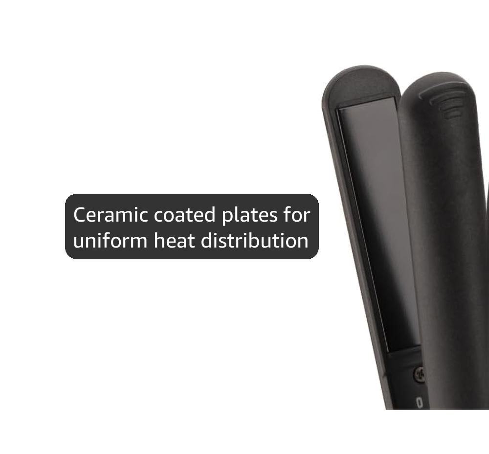 Vega Miss Versatile Styling Set Straightener, Curler & Dryer Gift Combo for Women, 1000W Hair Dryer with 2 Head/Speed Setting, Hair Straightener & Curler Comes with Ceramic Coated, (VHSS-03), Black