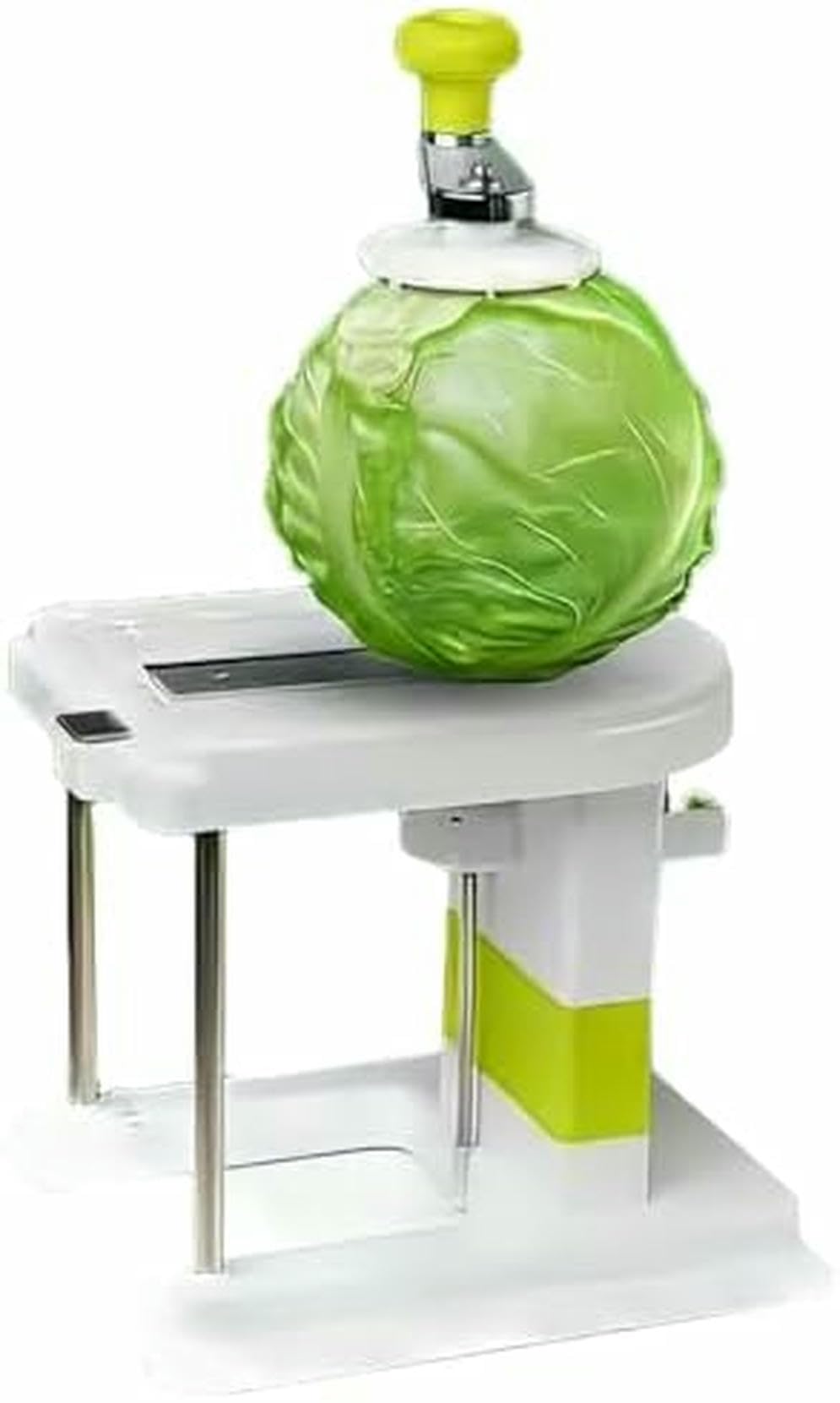 Cortadora de repollo, cortadora de verduras con 3 cuchillas de acero inoxidable, corta 5 kg en 5 minutos, perfecta para uso doméstico y restaurante