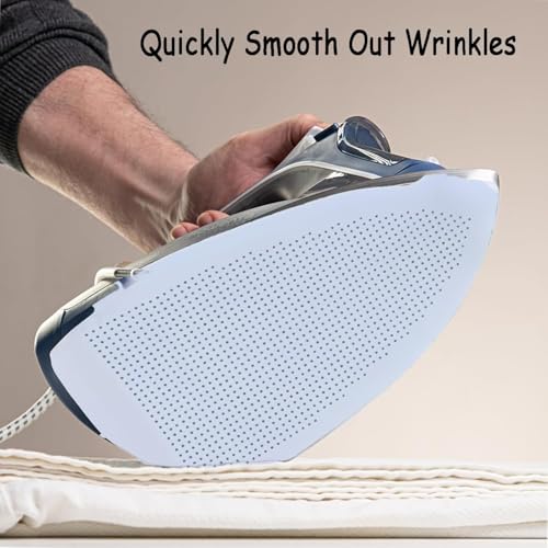 Image of HOUSELY Steam Iron Teflon Cover Non Stick Heat Resistant Soleplate Protector Universal Fit Iron Shoe Guard Prevent Shine Burn Marks Safe Ironing Accessory for Clothes Steam Dry Press