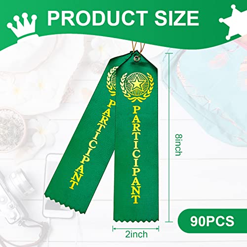 Zonon 90 Pieces Participant Award Ribbon with Event Card, Field Day, First Place Ribbons for Staff Coworker Sports Event, Music Contests, Dance Contests, Car Racing Competition, Team Prizes - Image 3