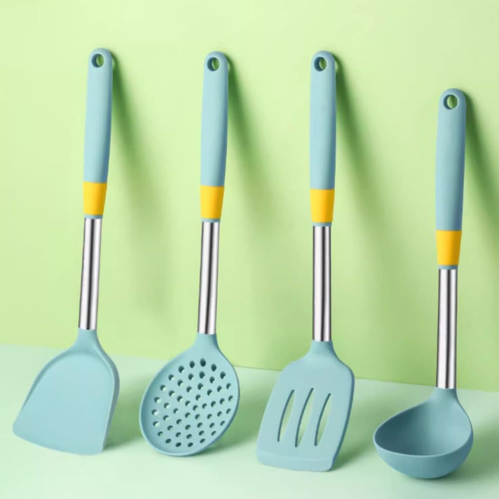 MYUYEE Kitchen Utensils Tube Soup Ladle Colander Set Cooking Tool Set Kitchenware Set