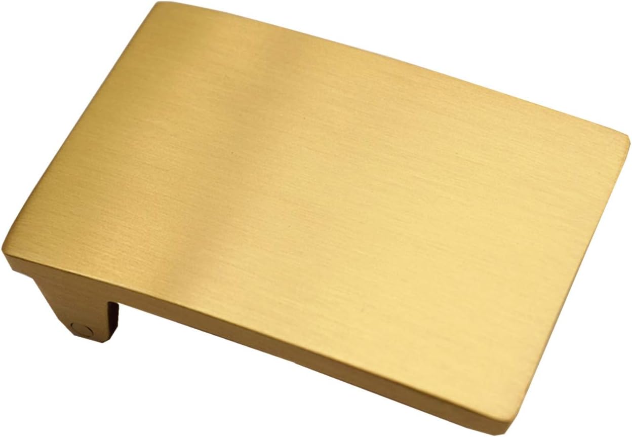 1 1/2" (38 mm) Heavy Duty Solid Brass Single Prong Belt Buckle For Leather Belt With Gift Box image 2