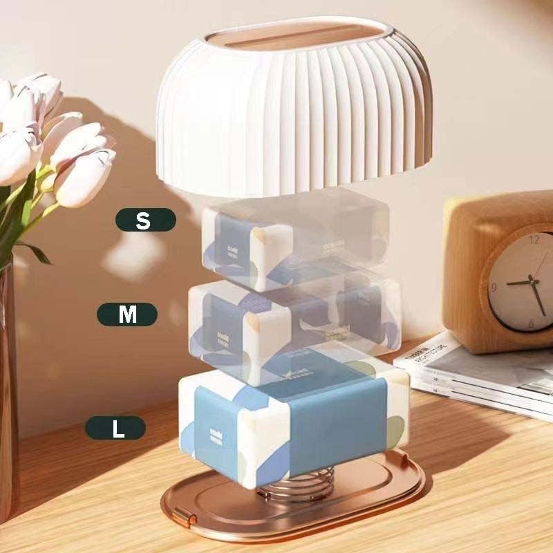 Whimsical Imported Tissue Box Cover Facial Tissue Holder Creative Floral Design Striped Toilet Paper Dispenser Streak Tissue Box Holder Clear Tissue Box for Office Home Cafes 1