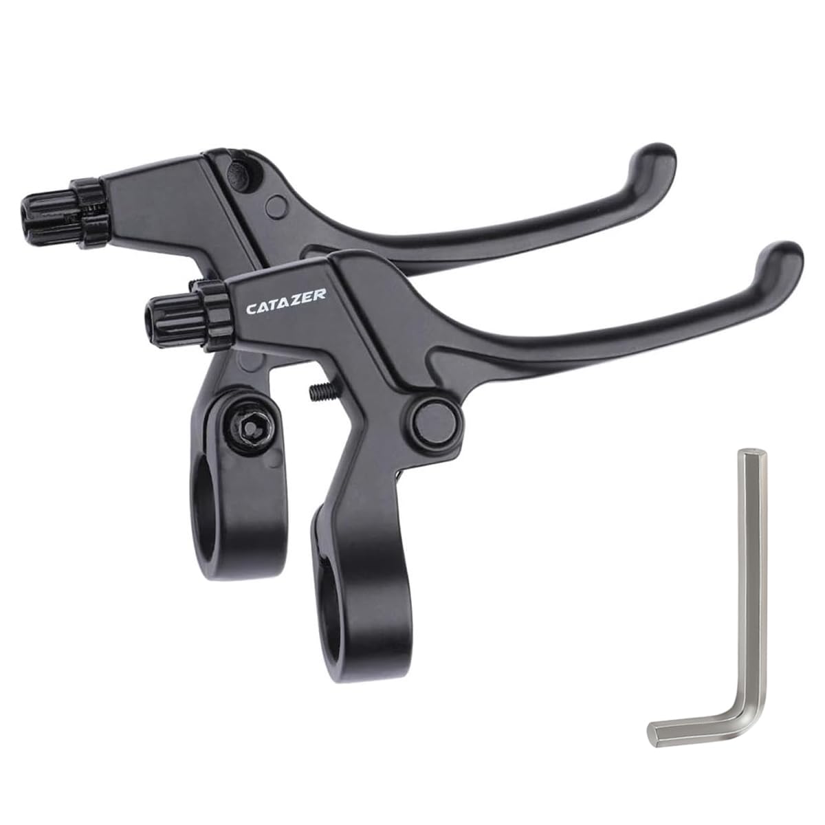 4-Fingers Bicycle Brake Levers for 22.2mm Handlebars, 1 Pair