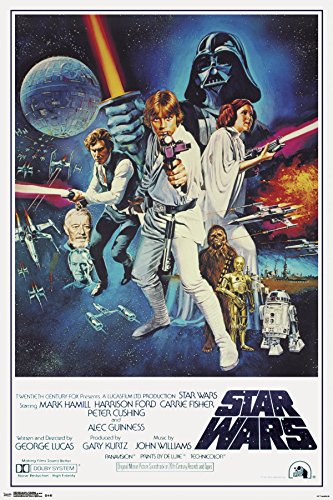 Trends International 24x36 Star Wars-V One Sheet Premium Wall Poster, 22.375" x 34"
