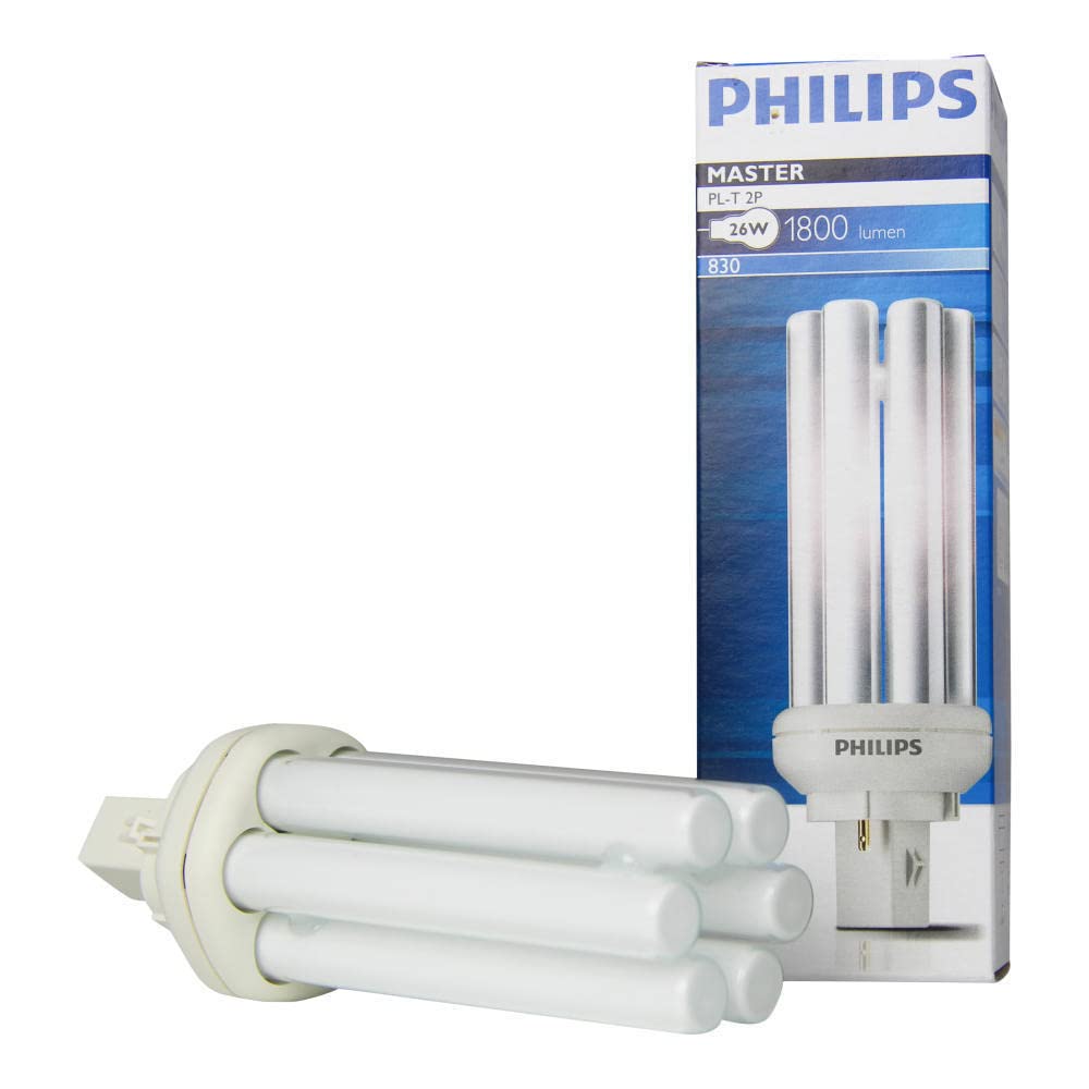 Philips MASTER Lampadina PL-T 2P 611024, 26 Watt - 26W / GX24d-2/830