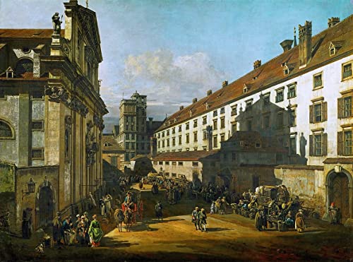 Cuadro de la Iglesia Dominicana en Viena lienzo de alta definición Bernardo Bellotto