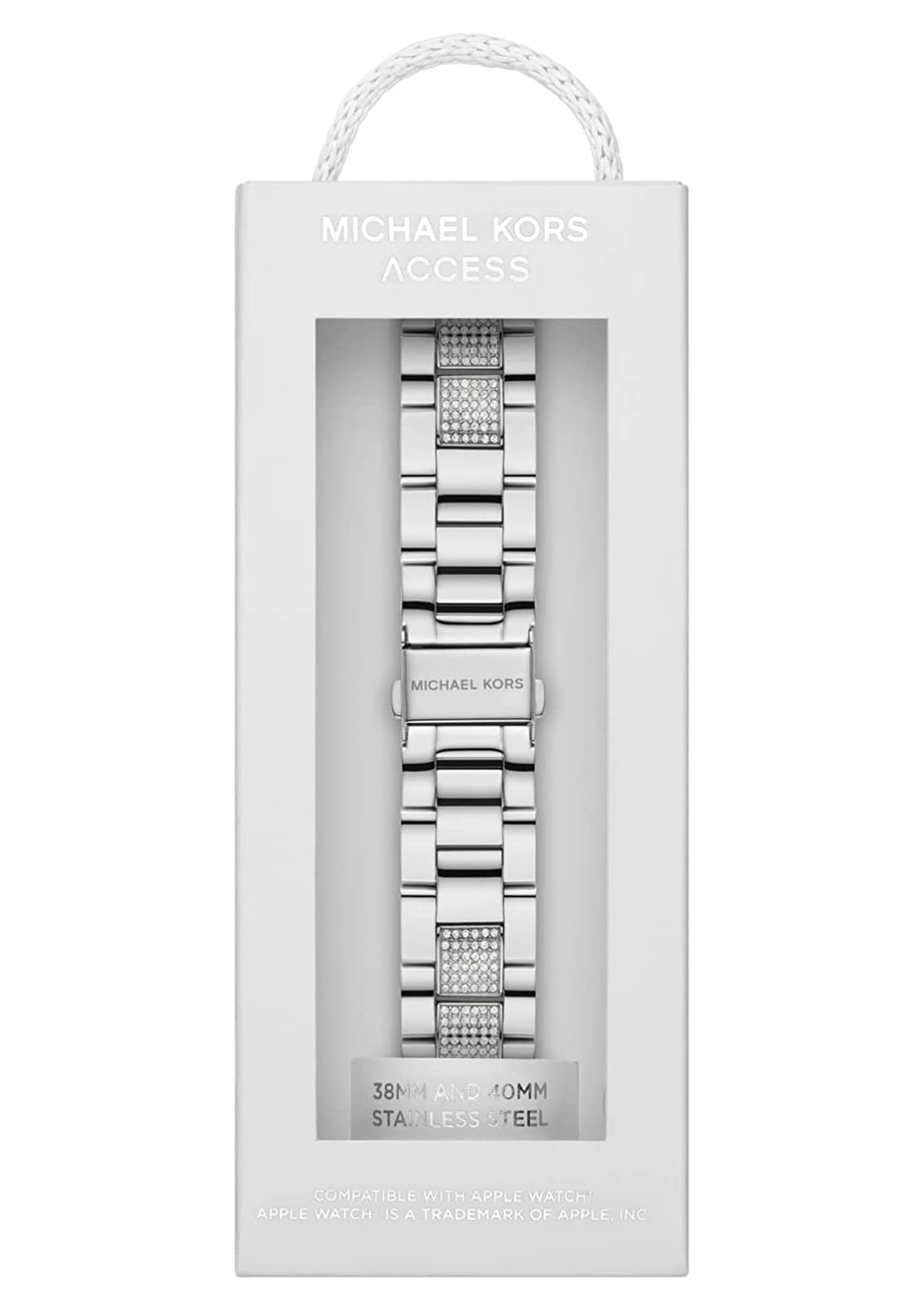 Michael Kors Damenarmband aus Edelstahl oder Azetat, kompatibel mit 38mm/40mm/41mm Apple Watch®