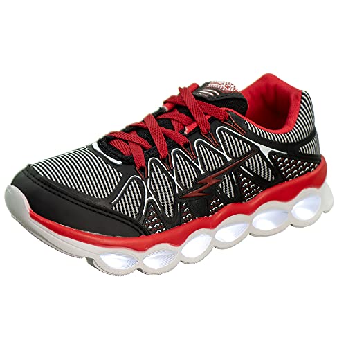 Tênis Infantil Masculino com Luzes de Led - AS014 Cor:Preto;Tamanho:31