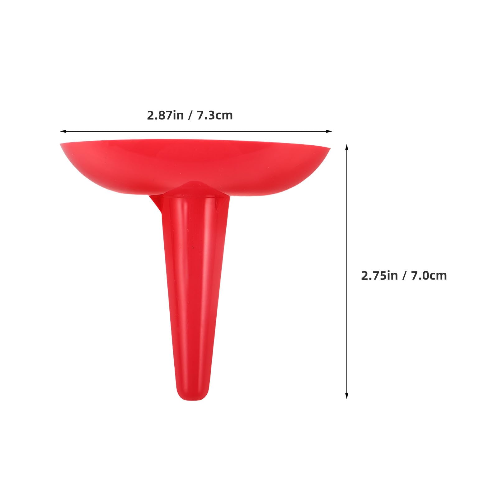 Candelabro Navideño Cónico de Plástico Rojo, 50 Piezas