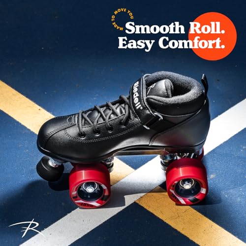 Image of Riedell Dart Roller Skates for Men and Women - Colorful, Ultra-Durable Speed Skate with Precision Fit and Matching Color Wheels, Roller Skates