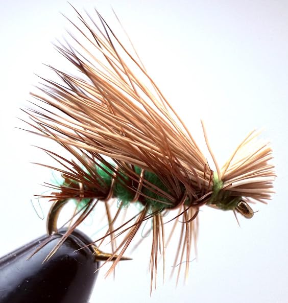 Goat Float The Essential Premium Dry Fly Collection - 12 Goat Float Flies, 5X Leader, & The Original Dry Fly Floatant Included